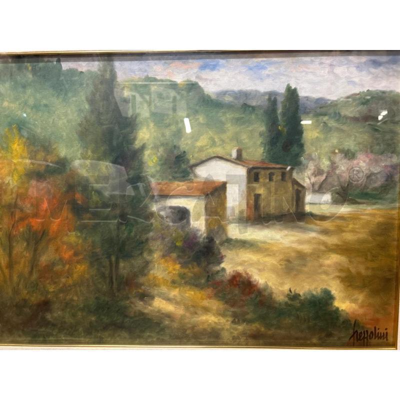 DIPINTO CASCINA IN CAMPAGNA  | Mercatino dell'Usato Torino nizza 2
