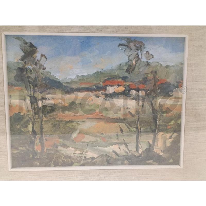 DIPINTO MILO FAZIO PAESAGGIO CAMPANO | Mercatino dell'Usato Torino nizza 2