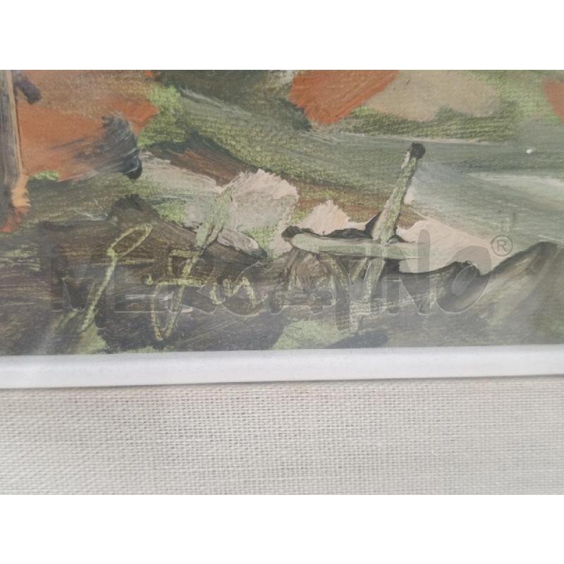 DIPINTO MILO FAZIO PAESAGGIO CAMPANO | Mercatino dell'Usato Torino nizza 3