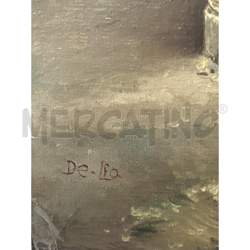 DIPINTO OLIO SU TELA  DE LIA ARCATE IN PIETRA | Mercatino dell'Usato Torino nizza 3