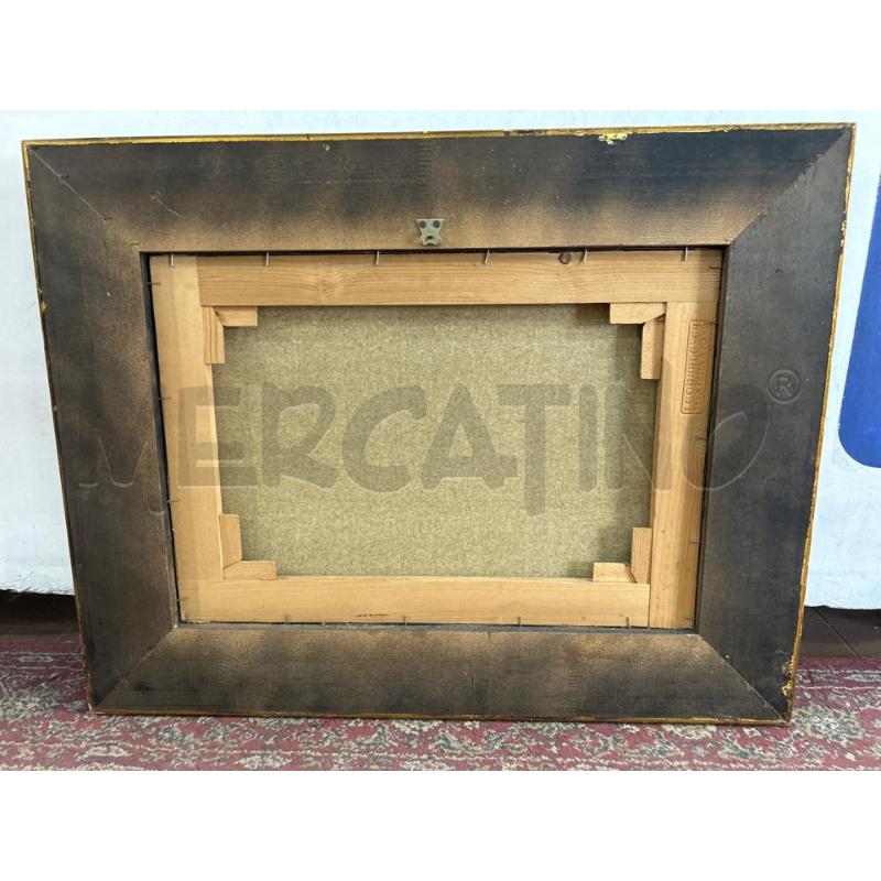 DIPINTO PAESAGGIO CORNICE IN LEGNO | Mercatino dell'Usato Torino nizza 3