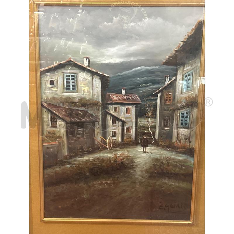 DIPINTO PAESAGGIO DI GAUDIO 50X70CM | Mercatino dell'Usato Torino nizza 2