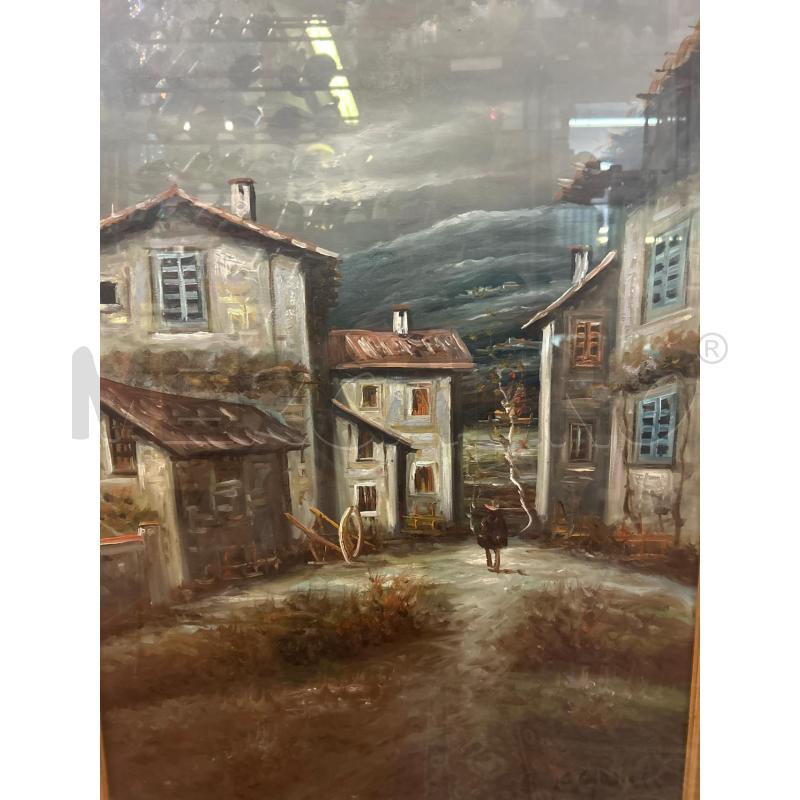 DIPINTO PAESAGGIO DI GAUDIO 50X70CM | Mercatino dell'Usato Torino nizza 4