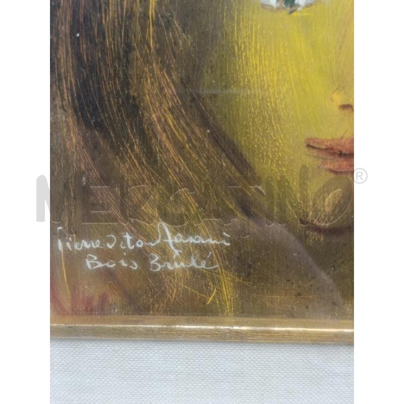 DIPINTO PIERRE FASANI' VIDO DONNA BIONDA | Mercatino dell'Usato Torino nizza 3