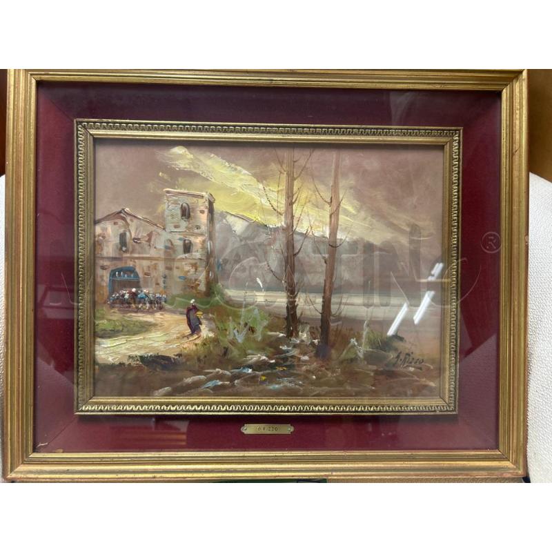 DIPINTO RIZZO CAMPAGNA  | Mercatino dell'Usato Torino nizza 1