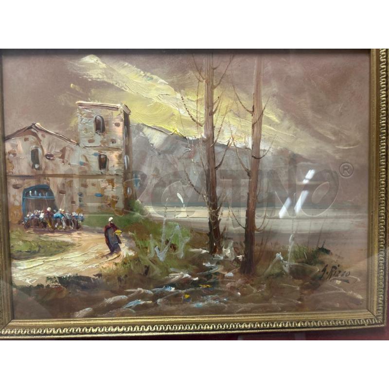 DIPINTO RIZZO CAMPAGNA  | Mercatino dell'Usato Torino nizza 2