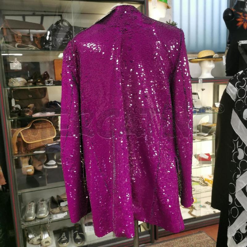 GIACCA DONNA ZARA PAILLETTES VIOLA | Mercatino dell'Usato Torino nizza 4