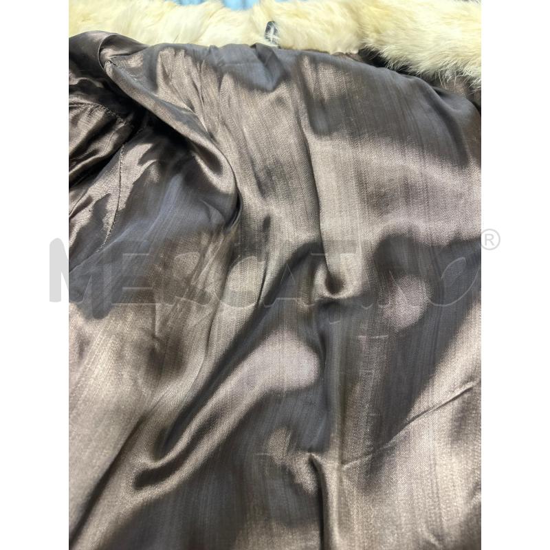GIACCONE DONNA  PELLICCIA  BEIGE E MARRONE | Mercatino dell'Usato Torino nizza 4