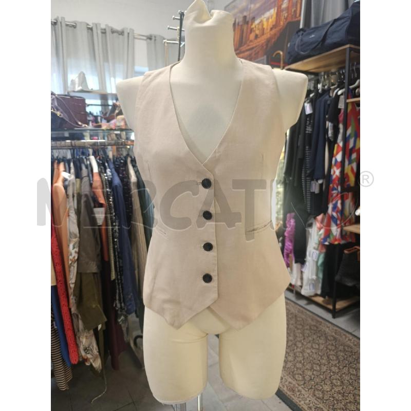 GILET DONNA ZARA COLOR SABBIA | Mercatino dell'Usato Torino nizza 1