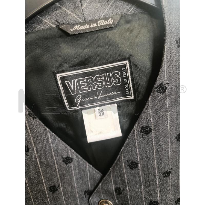 GILET UOMO GRIGIO GIANNI VERSACE | Mercatino dell'Usato Torino nizza 2