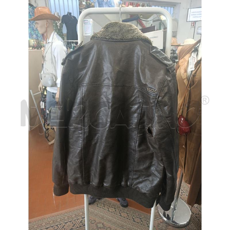 GIUBBOTTO UOMO VOLCOM IN PELLE COLLETTO PELO | Mercatino dell'Usato Torino nizza 2