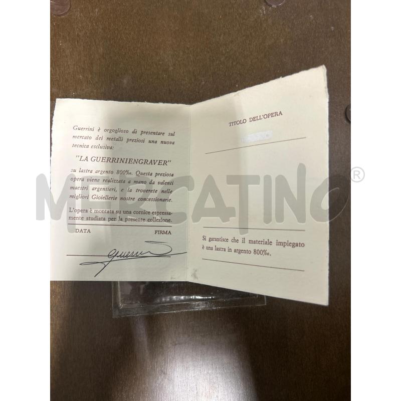 LAMINA QUADRO GUERRINI MADONNA | Mercatino dell'Usato Torino nizza 4