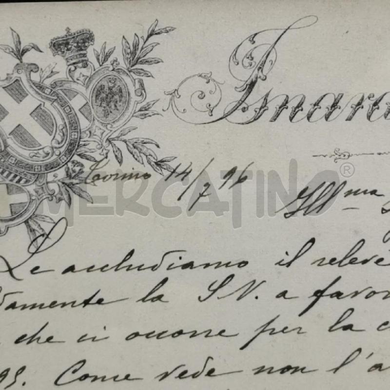 LETTERA 1899 INCORNICIATA | Mercatino dell'Usato Torino nizza 3