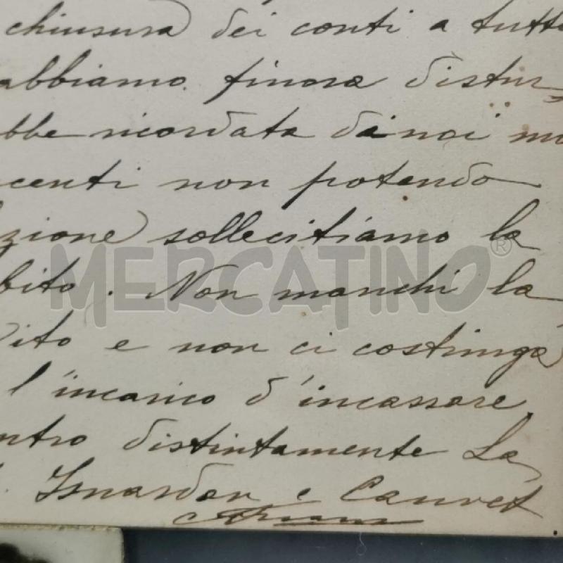LETTERA 1899 INCORNICIATA | Mercatino dell'Usato Torino nizza 4