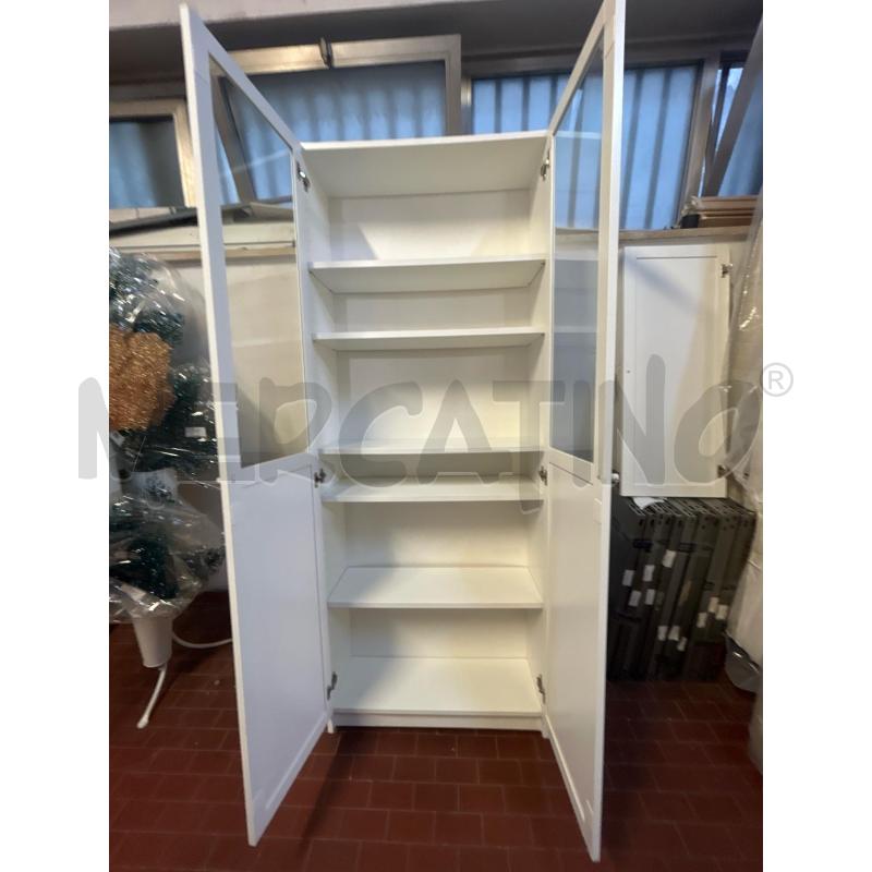 LIBRERIA BIANCA BILLY CON ANTE  | Mercatino dell'Usato Torino nizza 2