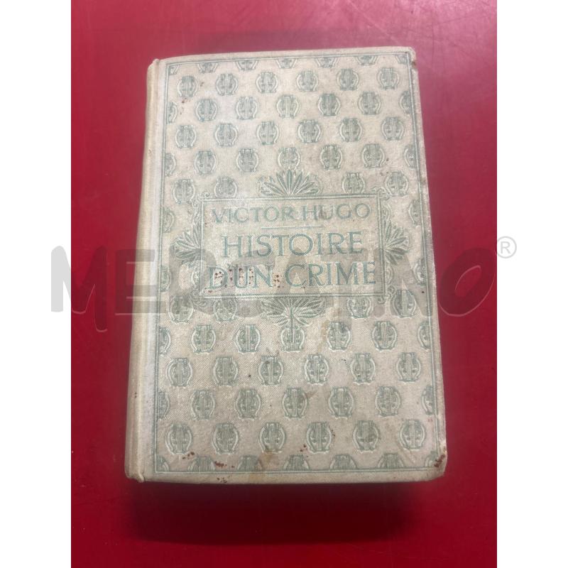 LIBRETTO HISTOIRE D'UN CRIME 189 | Mercatino dell'Usato Torino nizza 1