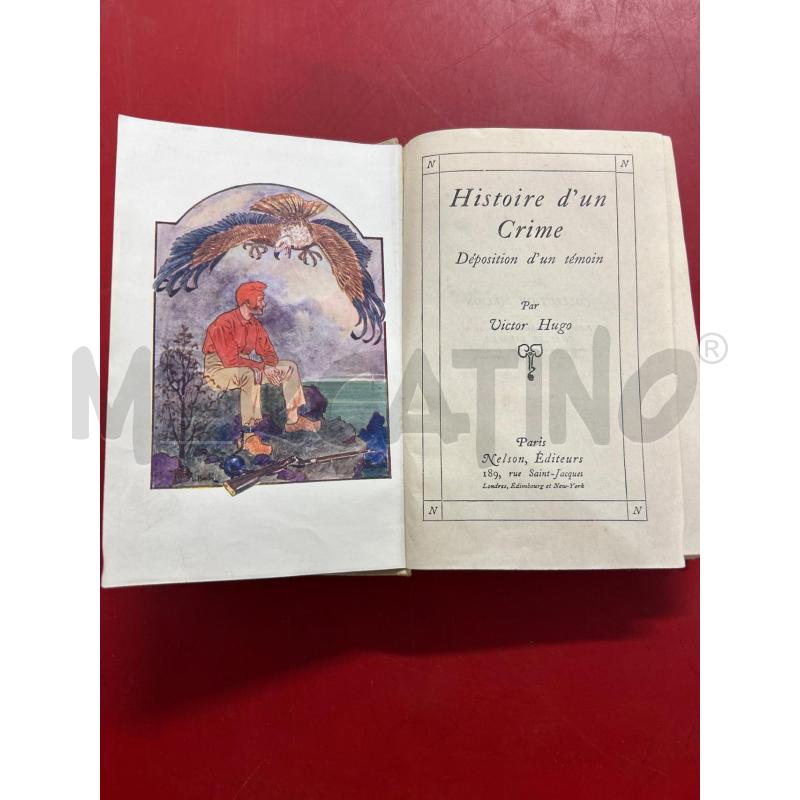LIBRETTO HISTOIRE D'UN CRIME 189 | Mercatino dell'Usato Torino nizza 2