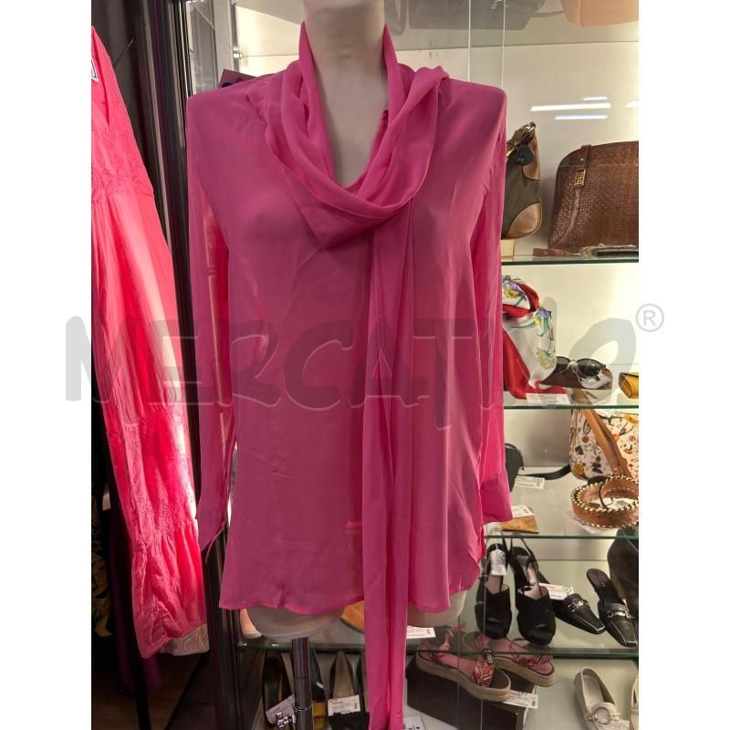 MAGLIA DONNA FALCONERI FUCSIA IN SETA | Mercatino dell'Usato Torino nizza 1