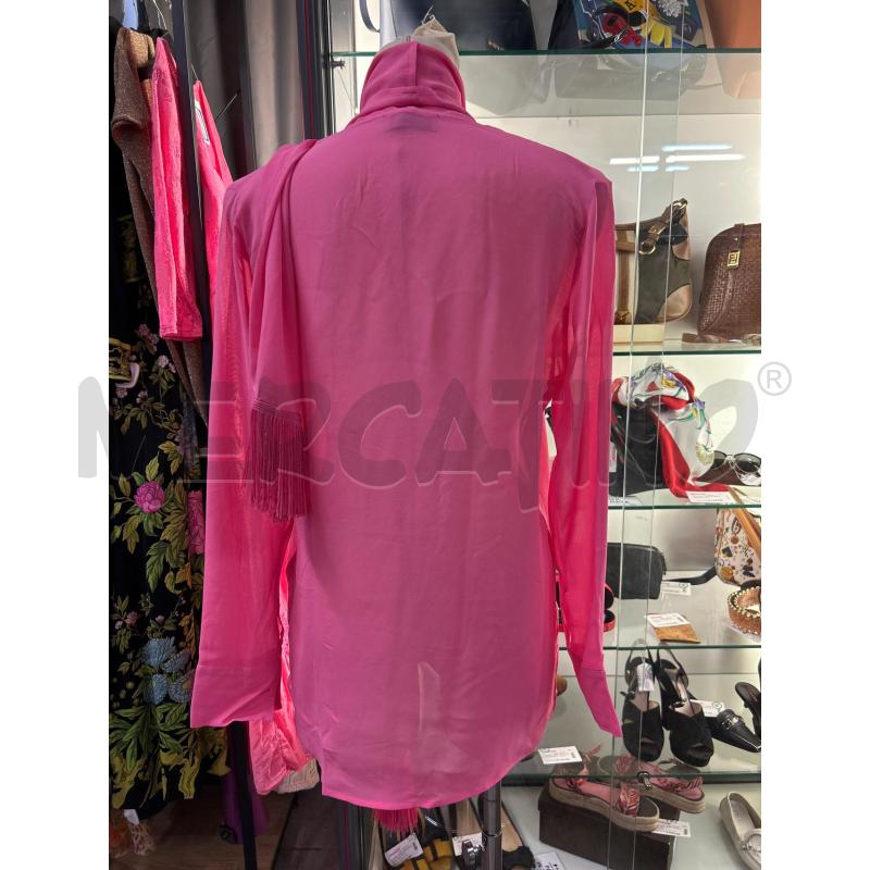 MAGLIA DONNA FALCONERI FUCSIA IN SETA | Mercatino dell'Usato Torino nizza 3