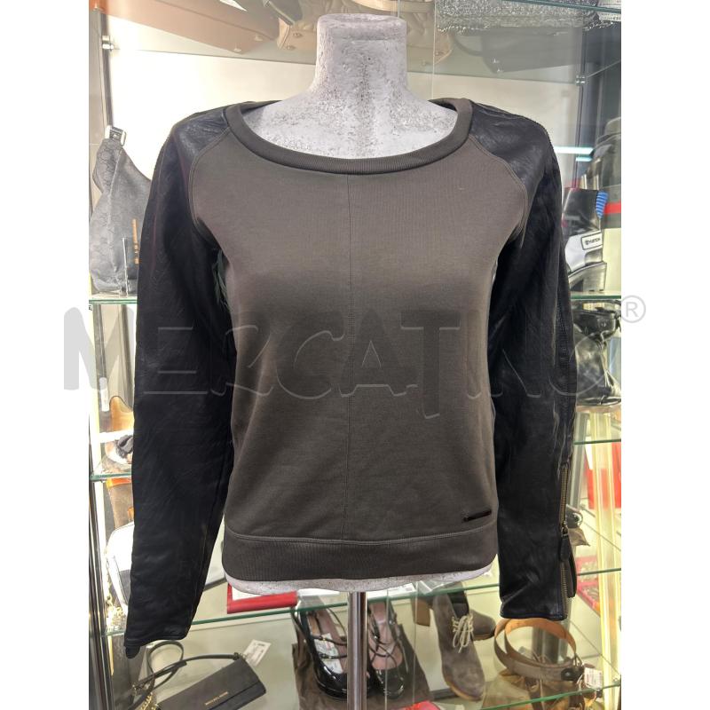 MAGLIA DONNA  BURBERRY CON PELLE | Mercatino dell'Usato Torino nizza 1