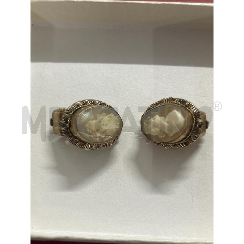 ORECCHINI  VINTAGE CAMEO | Mercatino dell'Usato Torino nizza 3