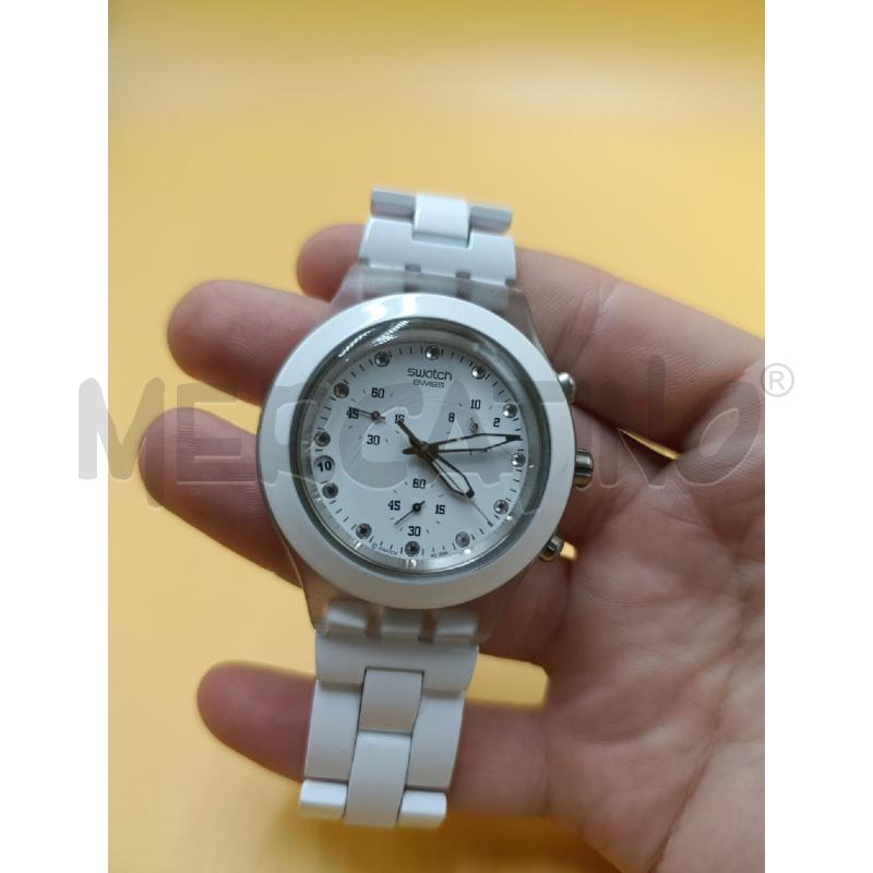 OROLOGIO DA POLSO SWATCH BIANCO | Mercatino dell'Usato Torino nizza 3