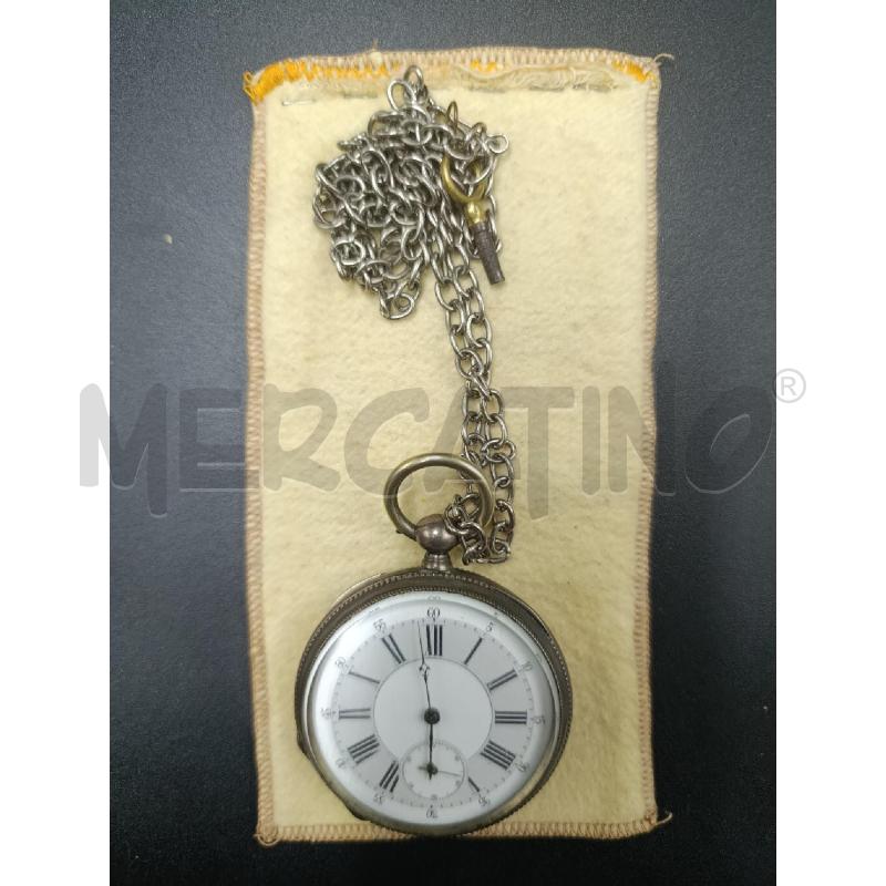 OROLOGIO DA TASCHINO ANTICO FERROVIE CON CHIAVETTA | Mercatino dell'Usato Torino nizza 1