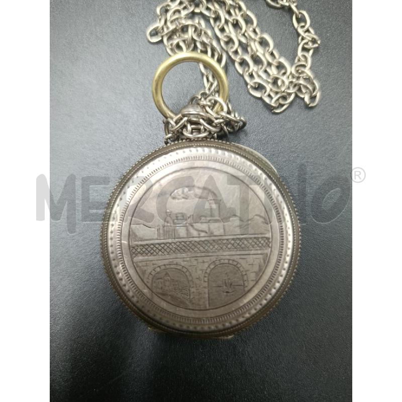 OROLOGIO DA TASCHINO ANTICO FERROVIE CON CHIAVETTA | Mercatino dell'Usato Torino nizza 4