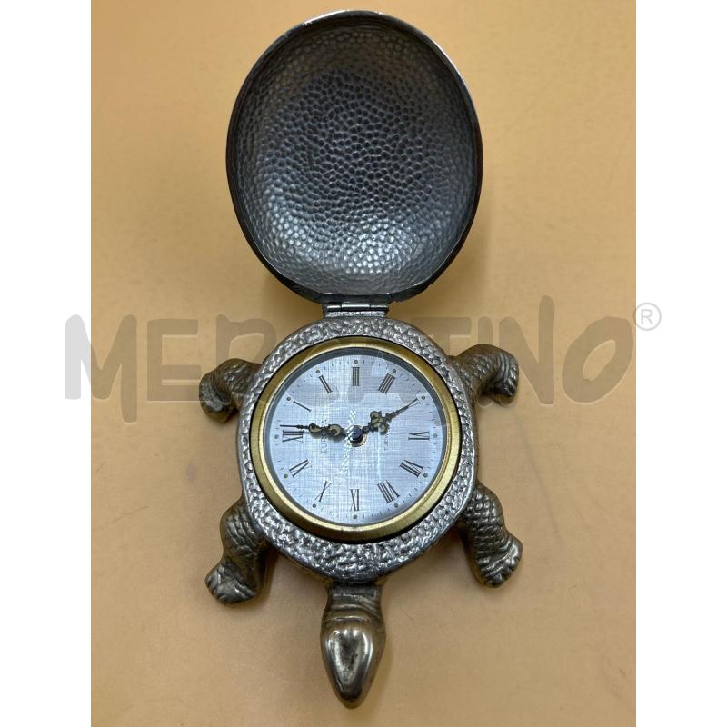 OROLOGIO DA TAVOLO TARTARUGA IN LEGA | Mercatino dell'Usato Torino nizza 2