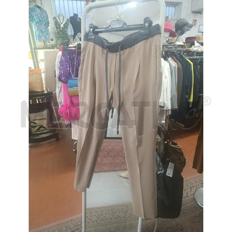 PANTALONE DONNA BRUNELLO CUCINELLI BEIGE  | Mercatino dell'Usato Torino nizza 1