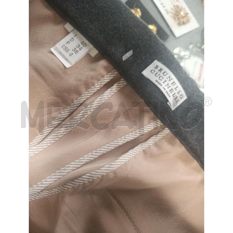 PANTALONE DONNA BRUNELLO CUCINELLI BEIGE  | Mercatino dell'Usato Torino nizza 3