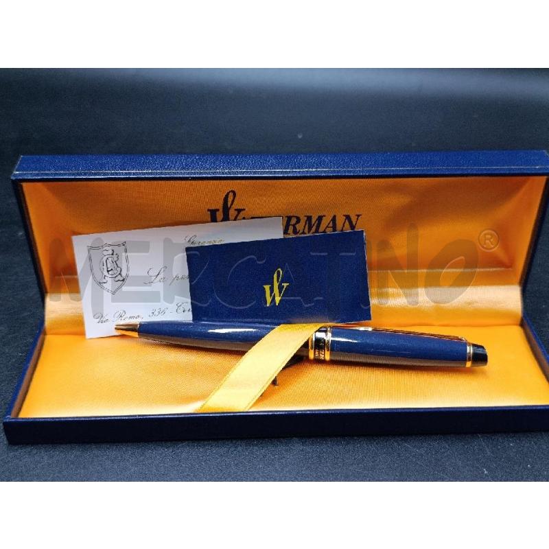 PENNA A SFERA WATERMAN BLU | Mercatino dell'Usato Torino nizza 1