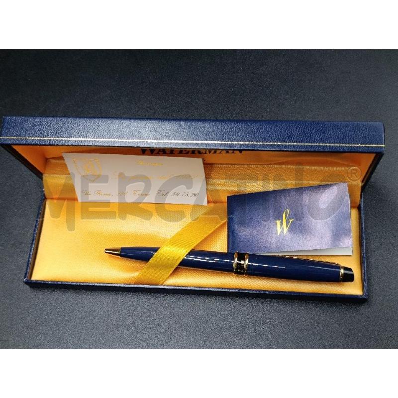 PENNA A SFERA WATERMAN BLU | Mercatino dell'Usato Torino nizza 2