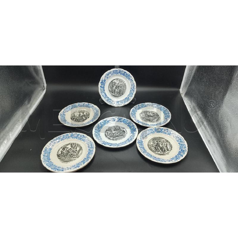 PIATTI PZ. 7 ASSIETTE CHOISY LE ROI  | Mercatino dell'Usato Torino nizza 1