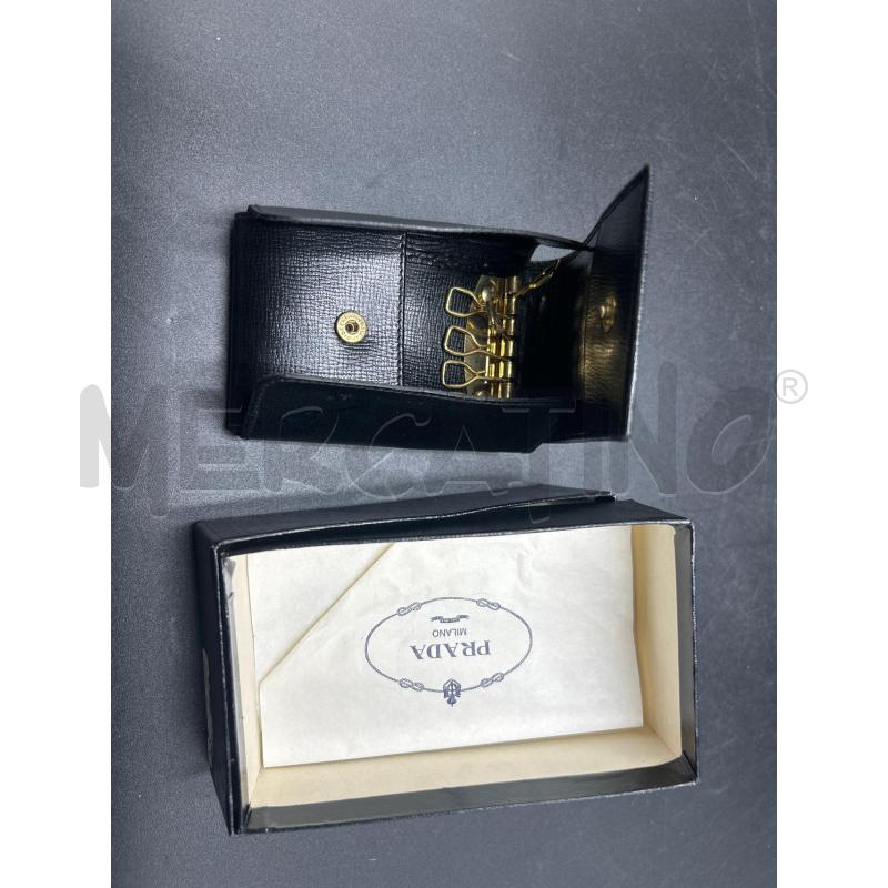 PORTA CHIAVI PELLE PRADA | Mercatino dell'Usato Torino nizza 2