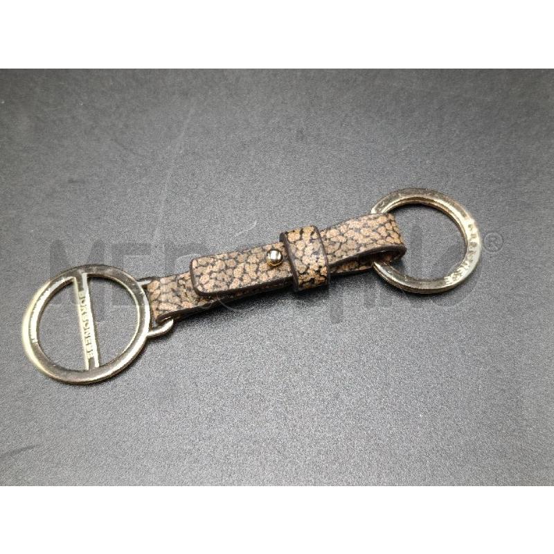 PORTA CHIAVI  BORBONESE MARRONE CON NERO  | Mercatino dell'Usato Torino nizza 1