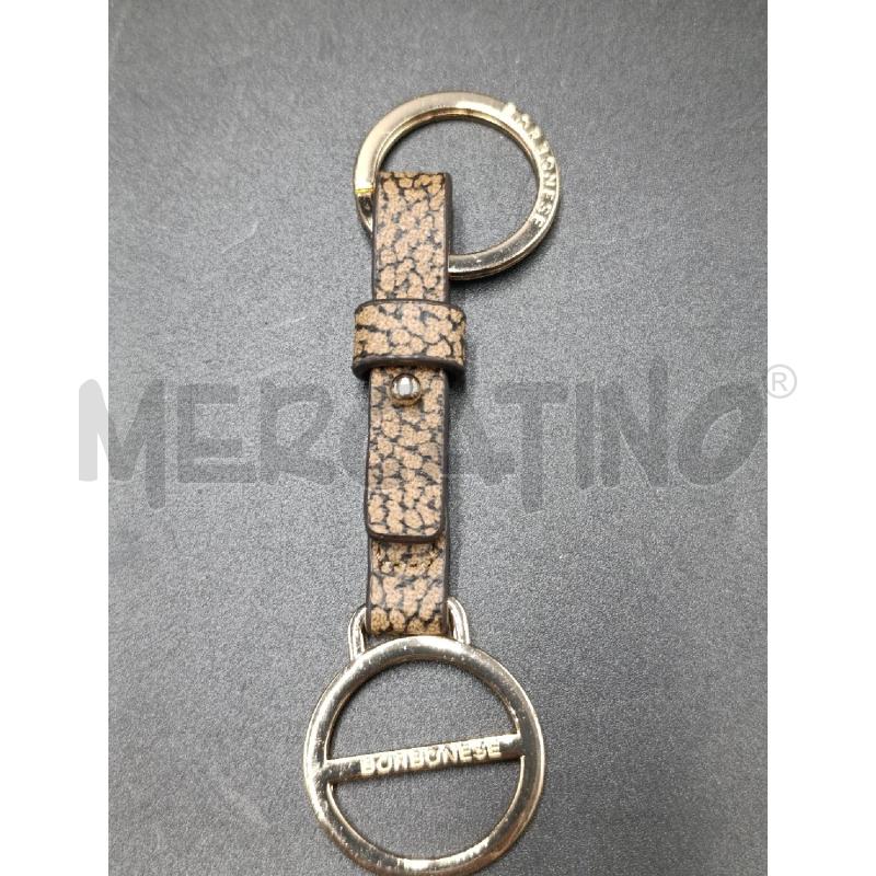 PORTA CHIAVI  BORBONESE MARRONE CON NERO  | Mercatino dell'Usato Torino nizza 2