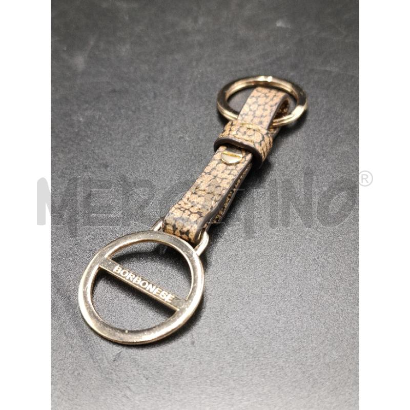 PORTA CHIAVI  BORBONESE MARRONE CON NERO  | Mercatino dell'Usato Torino nizza 3