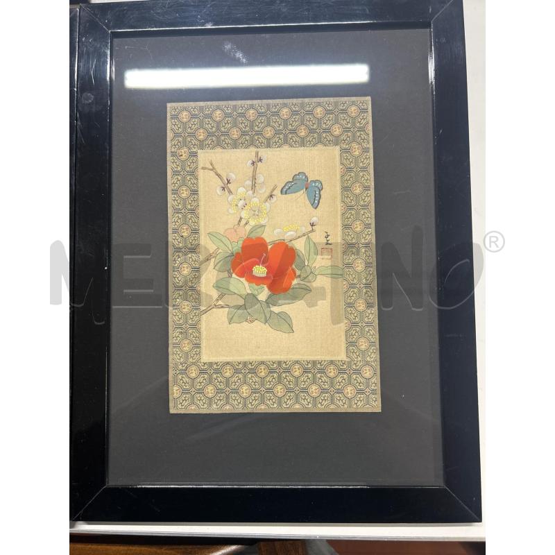 QUADRETTI CINESI PZ.4 CORNICE NERA | Mercatino dell'Usato Torino nizza 3