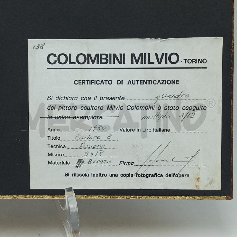 QUADRO COLOMBINO MILVIO PUDORE 3 | Mercatino dell'Usato Torino tommaso grossi 3