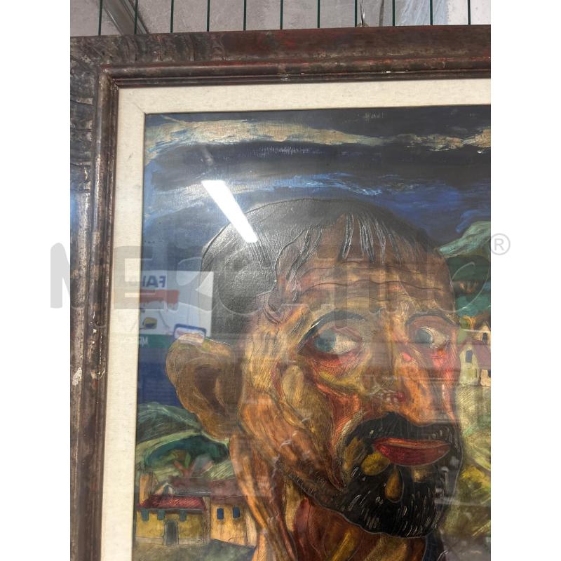 QUADRO GRANDE RITRATTO LIGABUE DI SERAFINI | Mercatino dell'Usato Torino nizza 4