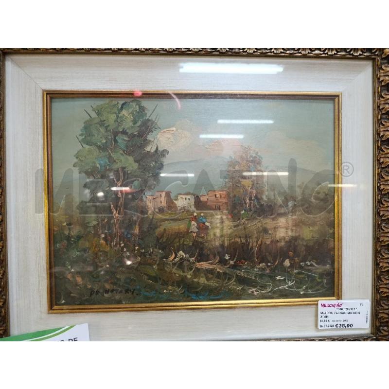 QUADRO PAESAGGIO DE NOTARI  | Mercatino dell'Usato Torino nizza 1