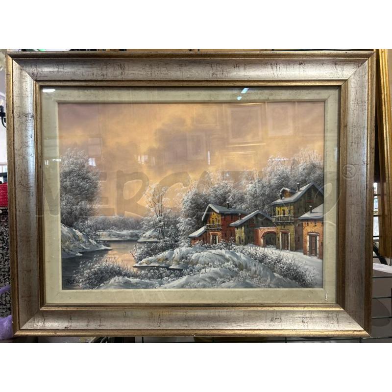 QUADRO PAESAGGIO INNEVATO  | Mercatino dell'Usato Torino nizza 1
