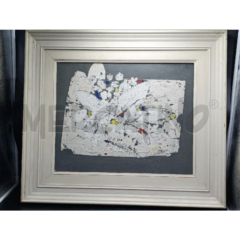 QUADRO PAOLA PITZIANTI COMPOSIZIONE MODERNA | Mercatino dell'Usato Torino nizza 1