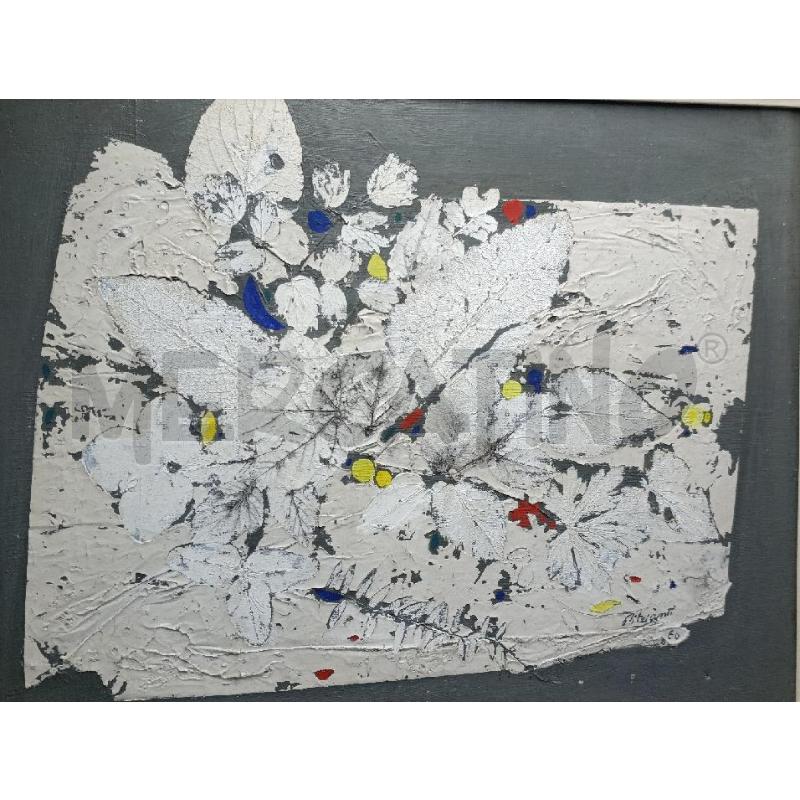 QUADRO PAOLA PITZIANTI COMPOSIZIONE MODERNA | Mercatino dell'Usato Torino nizza 3