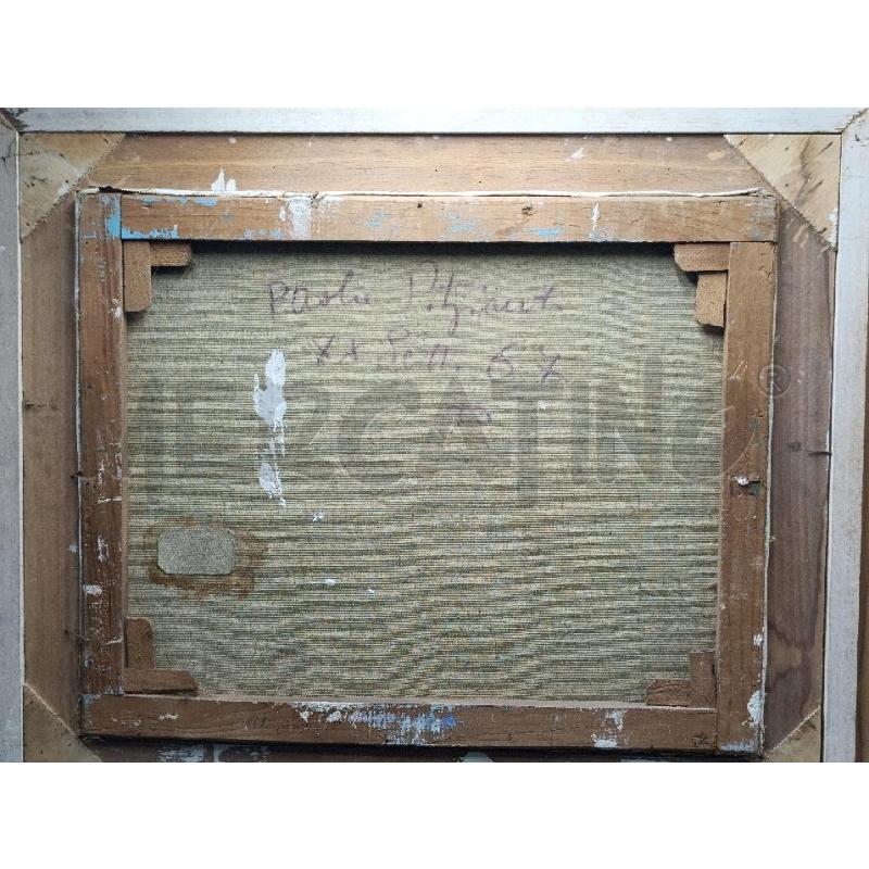 QUADRO PAOLA PITZIANTI COMPOSIZIONE MODERNA | Mercatino dell'Usato Torino nizza 4