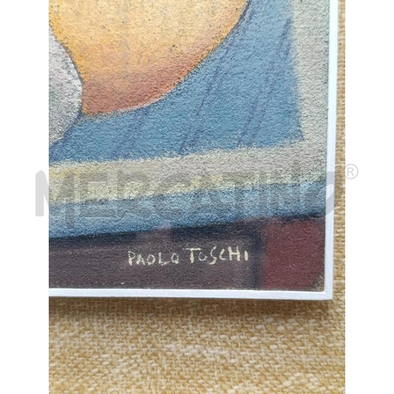QUADRO PAOLO TOSCHI NATURA MORTA OLIO SU FAISITE | Mercatino dell'Usato Torino nizza 2
