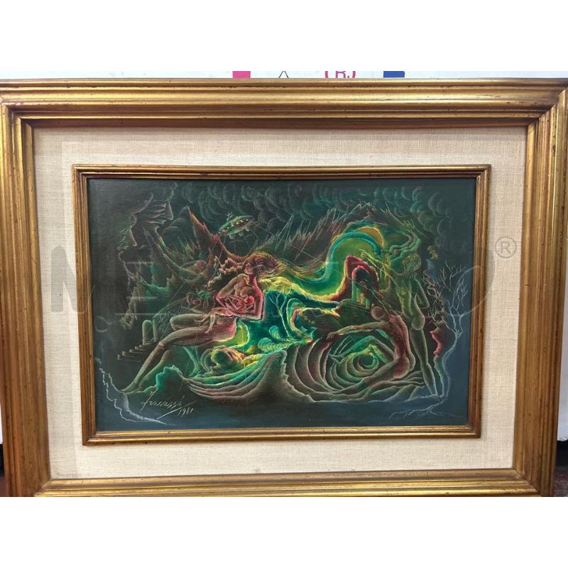 QUADRO PITTORE FRACASSI LEGGENDA DI IERI LEGGENDA DI OGGI | Mercatino dell'Usato Torino nizza 1