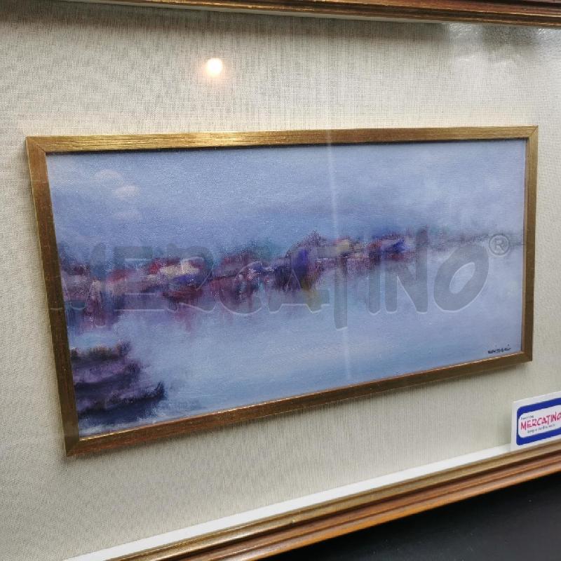 QUADRO UMBERTO REINERI NEBBIA  | Mercatino dell'Usato Torino nizza 4