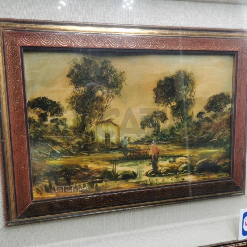 QUADRO VECCHIO DIPINTO OLIO PAESAGGIO  | Mercatino dell'Usato Torino nizza 2